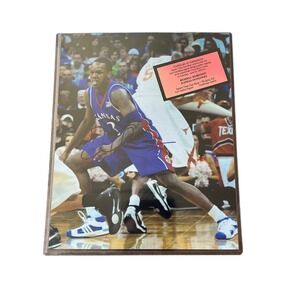 Russell Robinson Signed Kansas Jayhawks Basketball Photo COA Autograph
